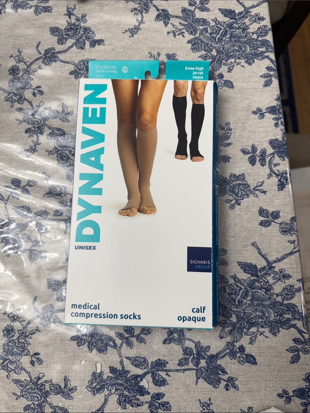 Dynaven 20-30 women’s Knee-High Compression Socks Black size SS